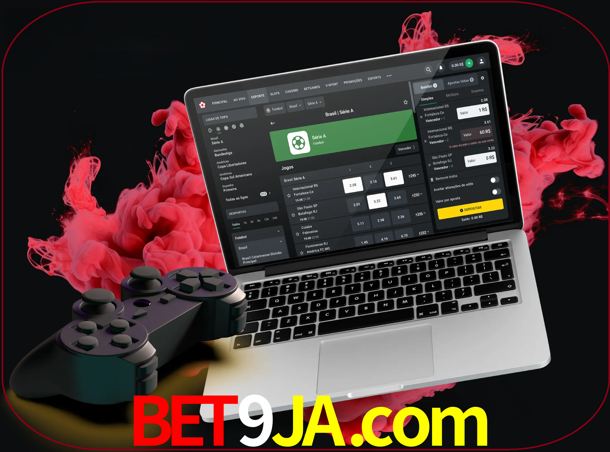 Visite a secção especial de jogos de vídeo em bet9ja para descobrir em que jogos pode apostar e ganhar muito dinheiro.