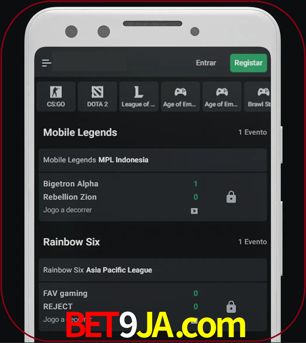 Esportes permitem apostar nos maiores torneios.