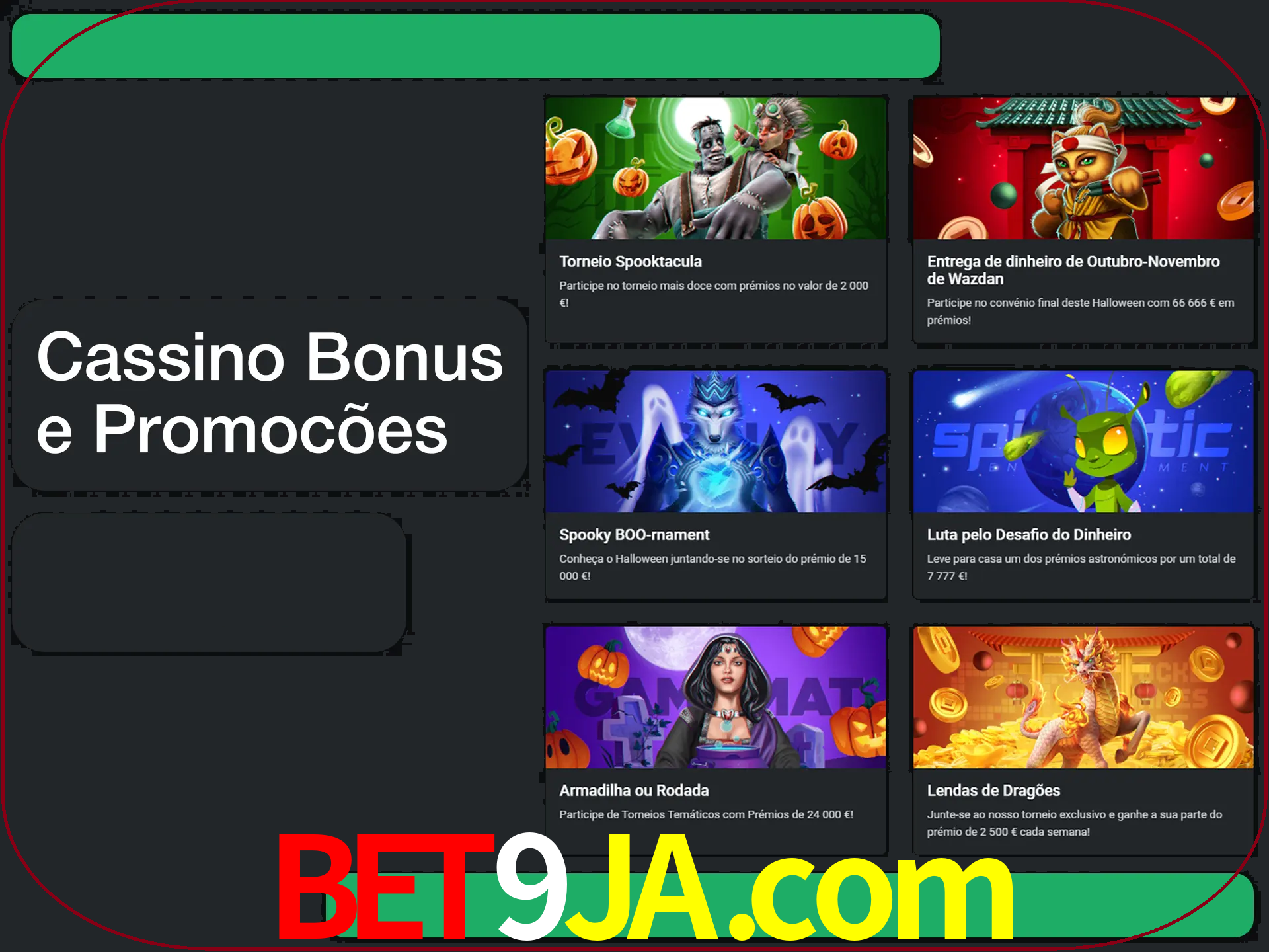 Verifique se há novos bônus de cassino para reivindicar.
